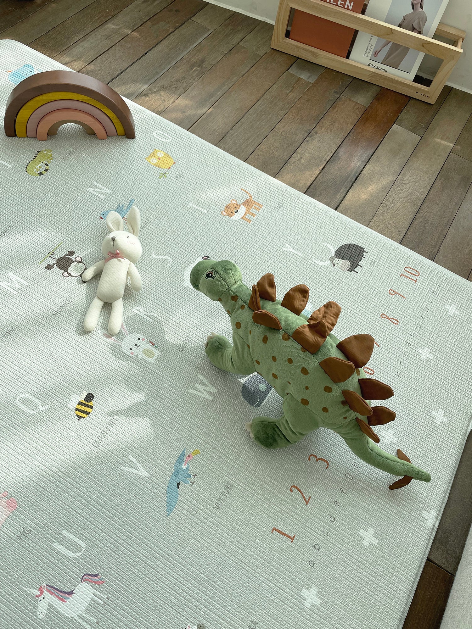 BABYCARE Playmat-Pottery Green & Wild Animals