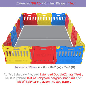 BABYCARE Playpen 25-Inch Gate Extension Kit-Vivid