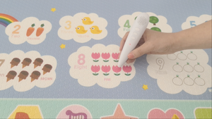 BABYCARE Sensory Playmat - FarmHouse Sound Playmat (Talking Pen included / 6 different languages  )